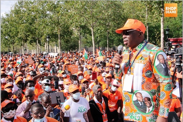 Côte d’Ivoire : Le RHDP mobilise en Europe pour légitimer le « 3ème mandat » de Ouattara	