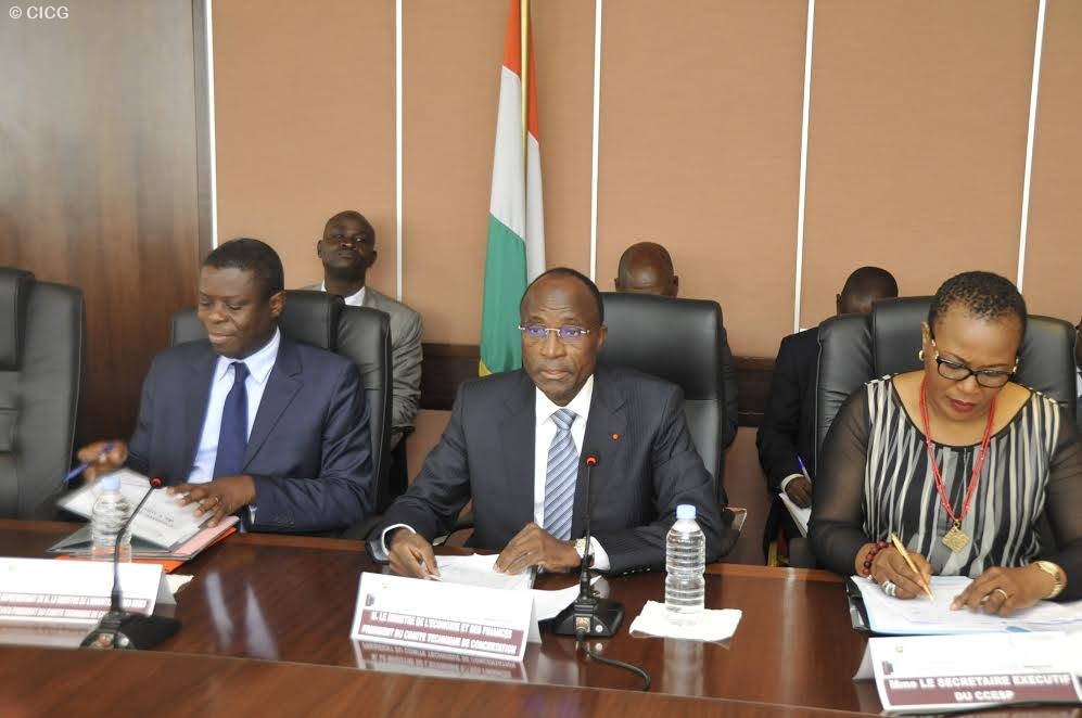Echanges de voeux entre les membres du Comité technique de concertation (CTC) présidé par le ministre Koné Adama